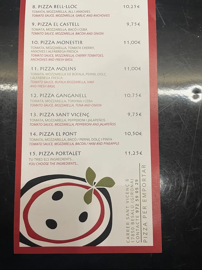 Menu_La Porta Petita_Besalú_image_1