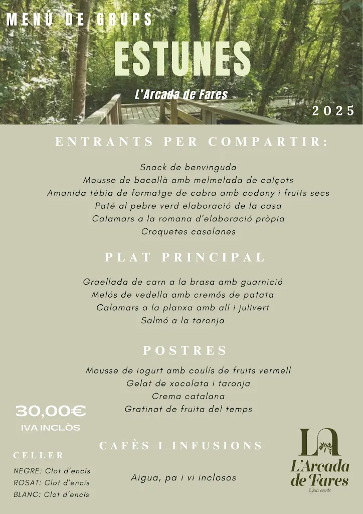 Menu_Restaurant Arcada de Fares - Besalú_Besalú_image_3