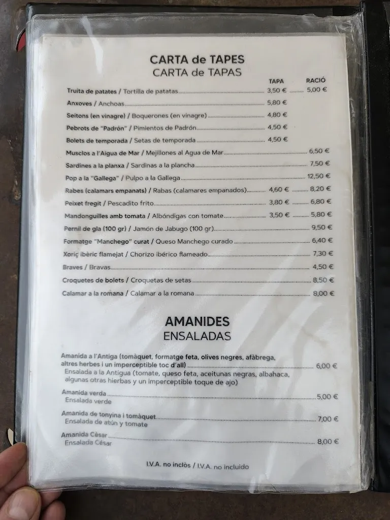 Menu_Taberna restaurante_Besalú_immagine_4