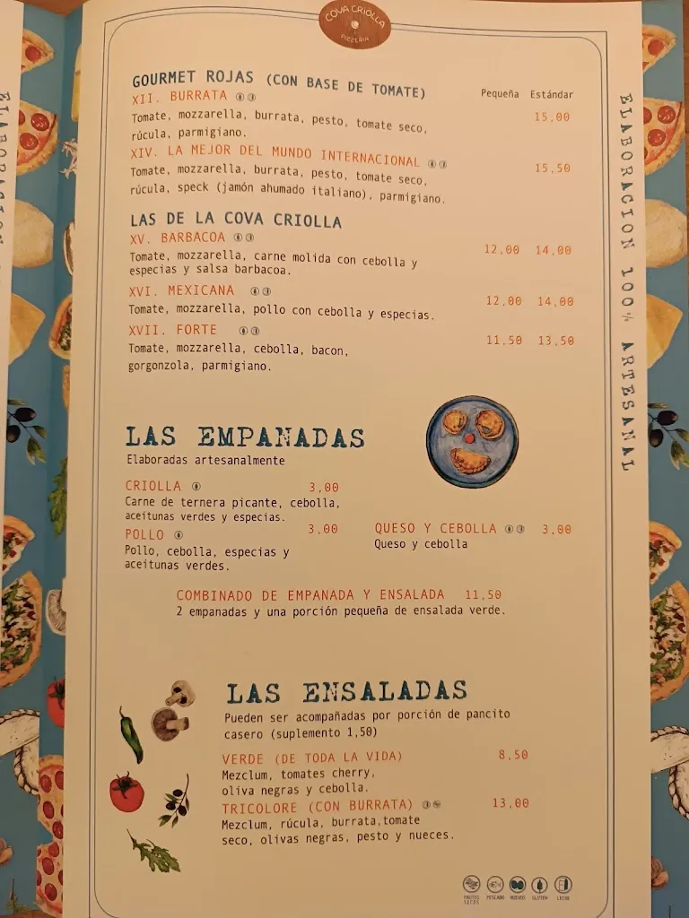 Menu_Pizzeria Cova Criolla_Besalú_immagine_1