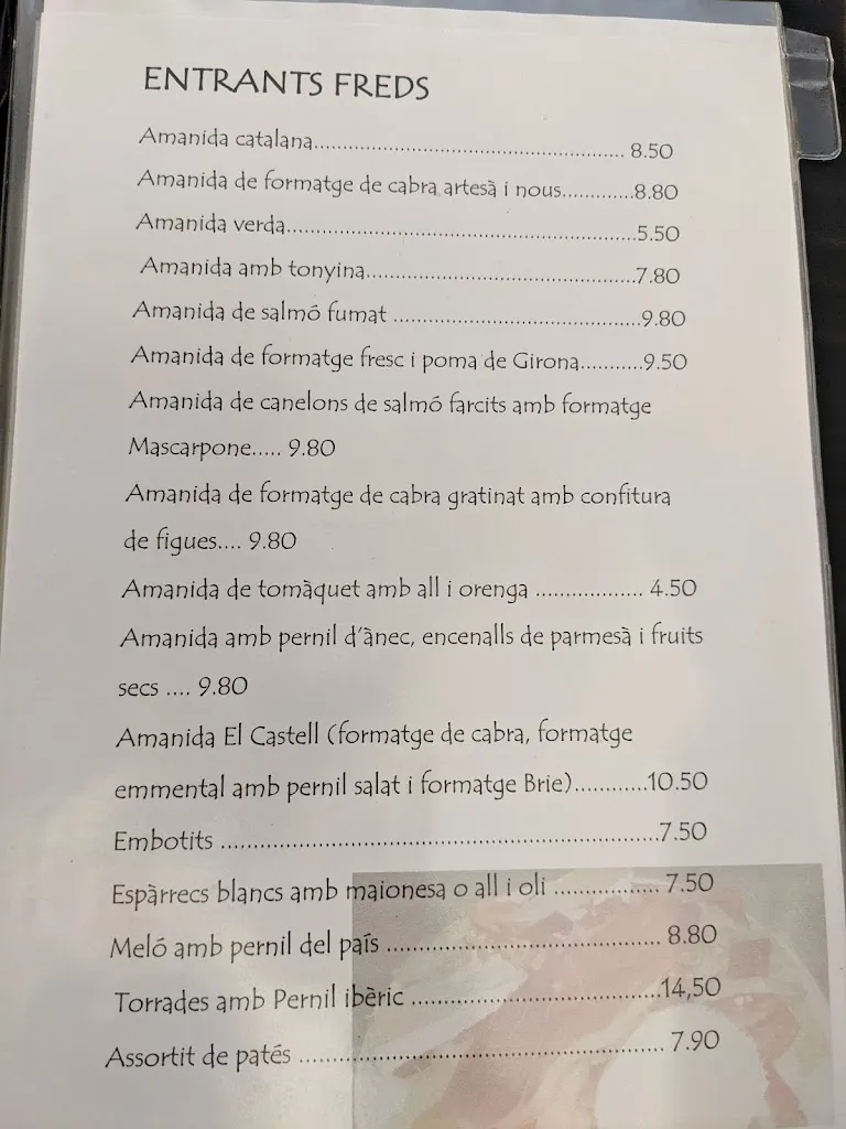 Menu_Restaurant El Castell de Brunyola_Brunyola_image_4