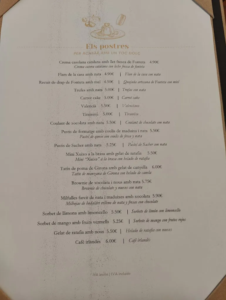 Menu_Restaurant Sant Martí_Bordils_immagine_1