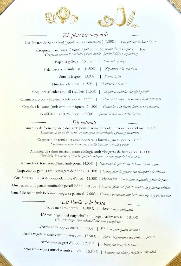 Menu_Restaurant Sant Martí_Bordils_immagine_2