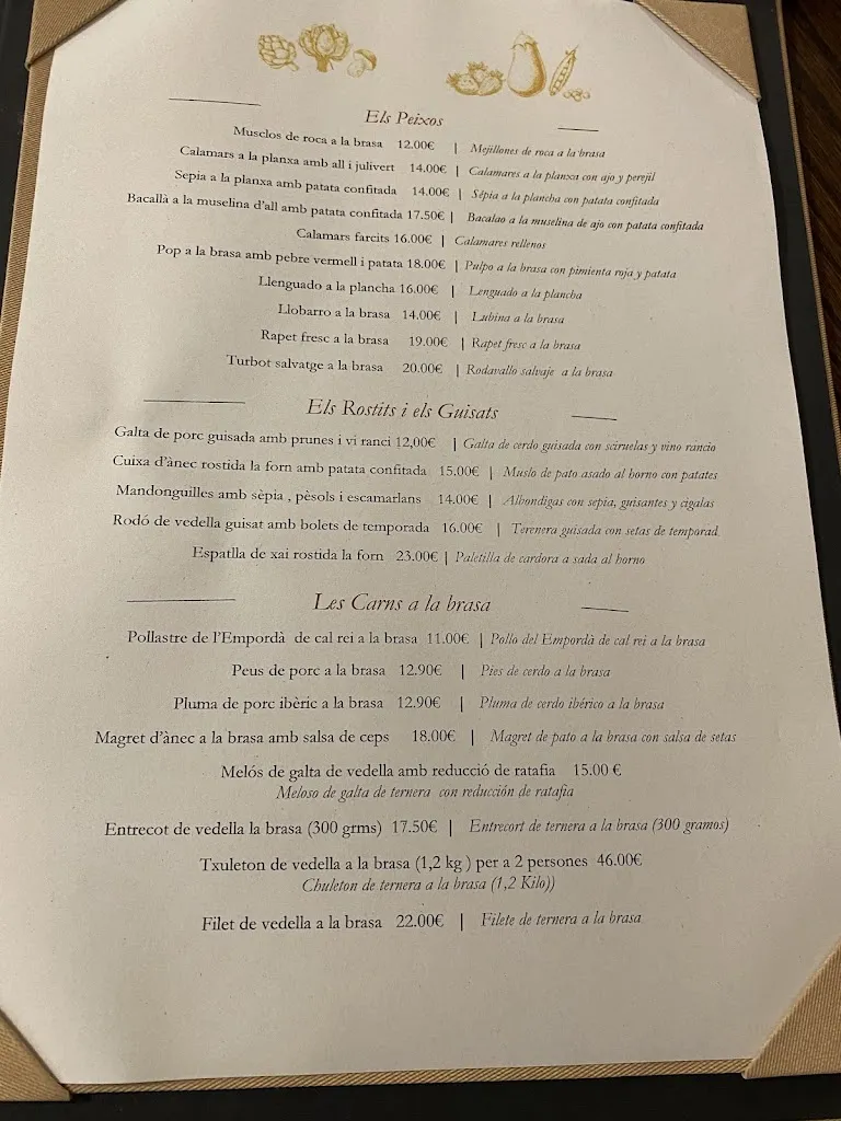 Menu_Restaurant Sant Martí_Bordils_immagine_4