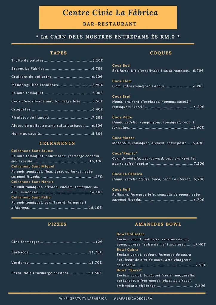 Menu_Centre Cívic La Fàbrica_Bordils_image_1