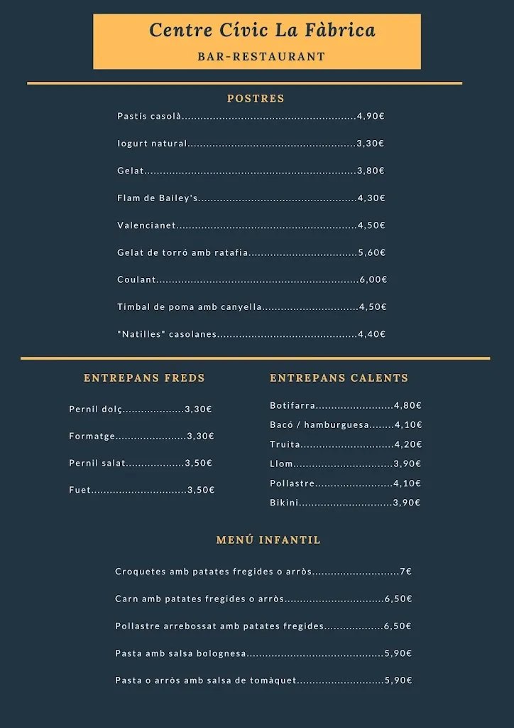 Menu_Centre Cívic La Fàbrica_Bordils_image_2