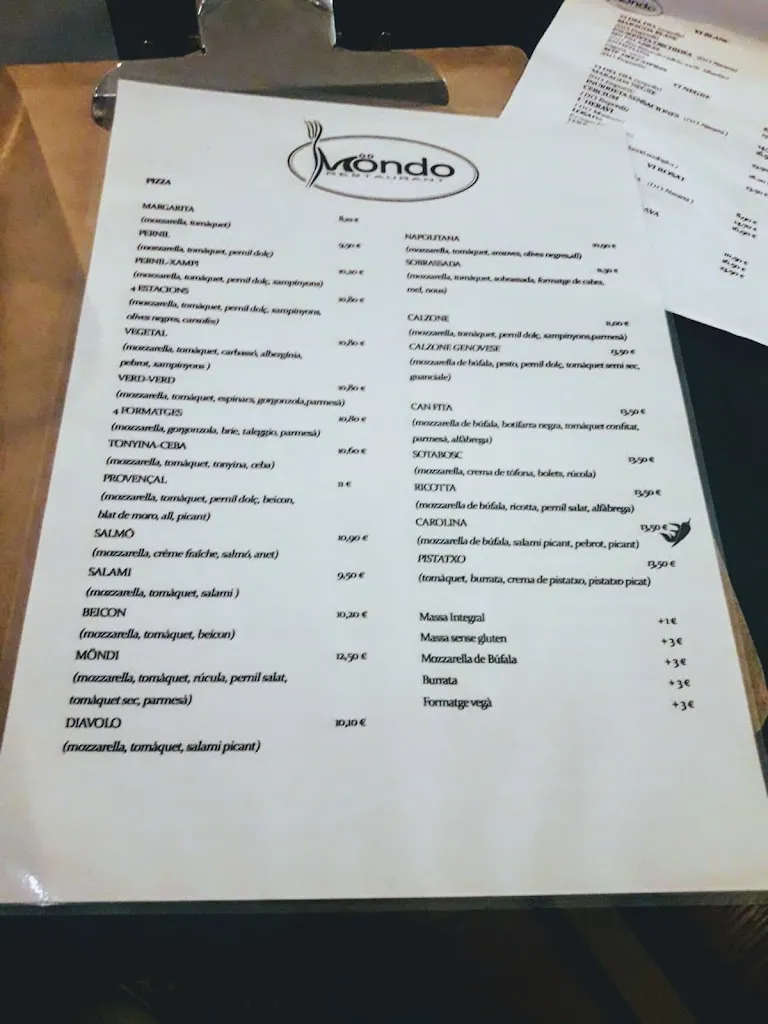 Menü_Restaurant Mondo_Bisbal dEmpordà La_Bild_4