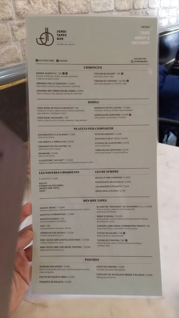 Menu_Jordi Tapa’s Bar_Bisbal dEmpordà La_image_2