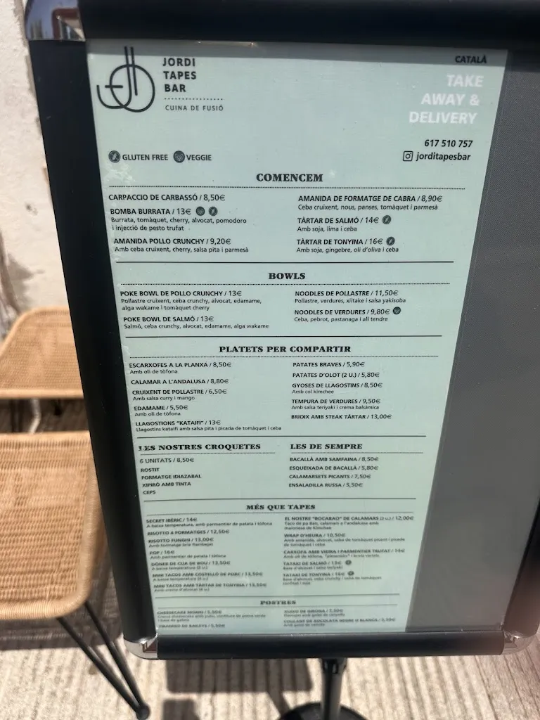 Menu_Jordi Tapa’s Bar_Bisbal dEmpordà La_image_4