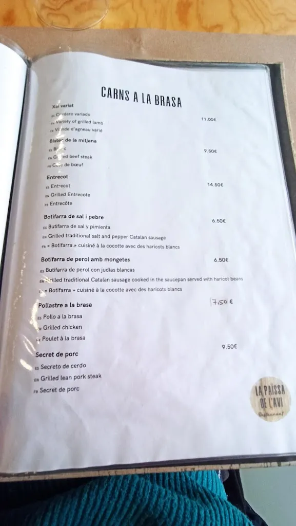 Menu_El Toc_Bisbal dEmpordà La_image_1