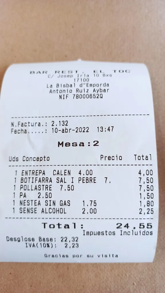 Vane López_El Toc_Bisbal dEmpordà La_review