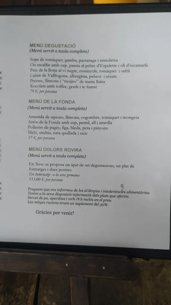 Menu_Restaurant Fonda Xesc_Campdevànol_image_3
