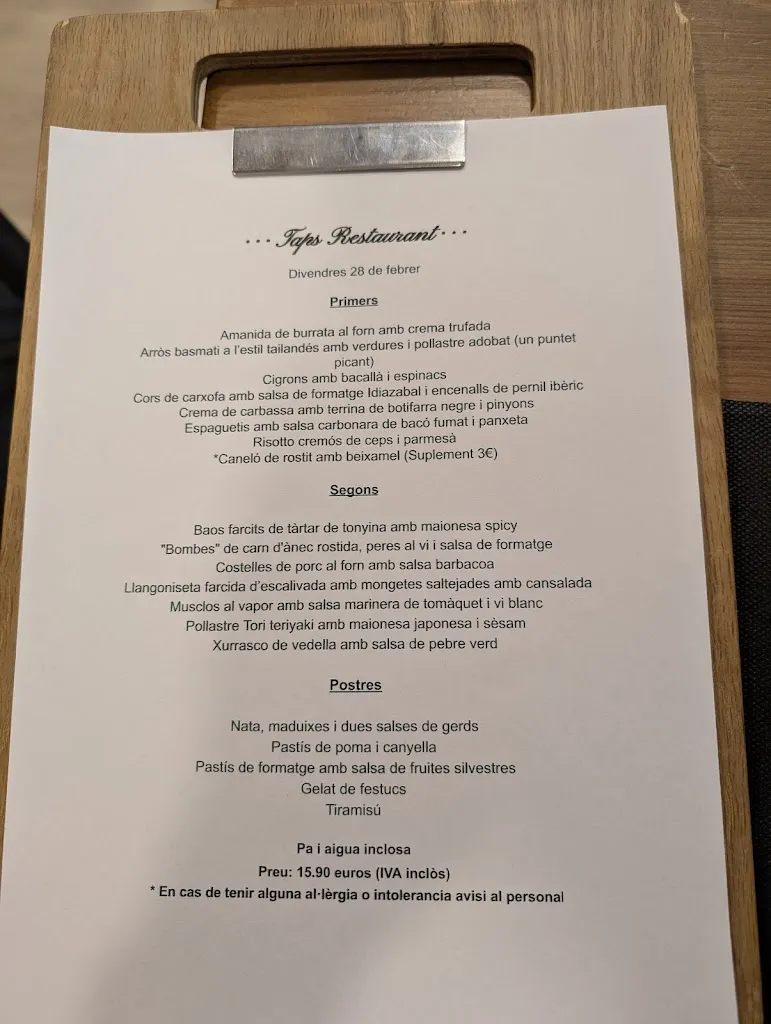 Un Vagabundo_TAPS Bar Restaurant_Campdevànol_review