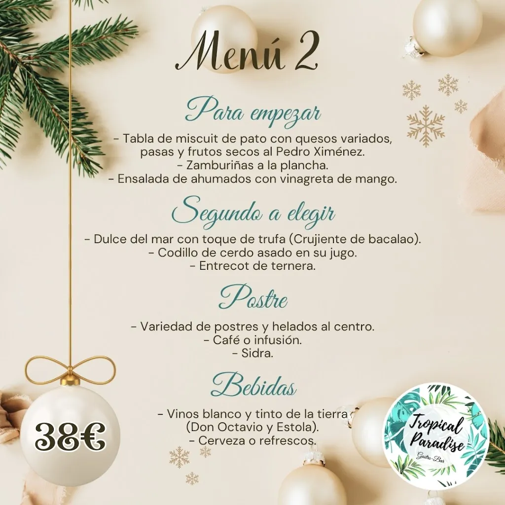 Menu_Tropical Paradise Gastro-Bar-Discoteca_Villarrobledo_immagine_1