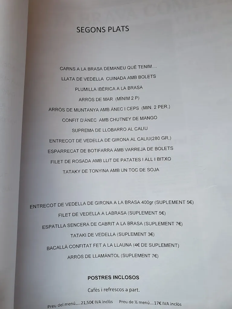 Menu_Restaurant del Tir (Club Gavarres Campllong)_Campllong_image_3