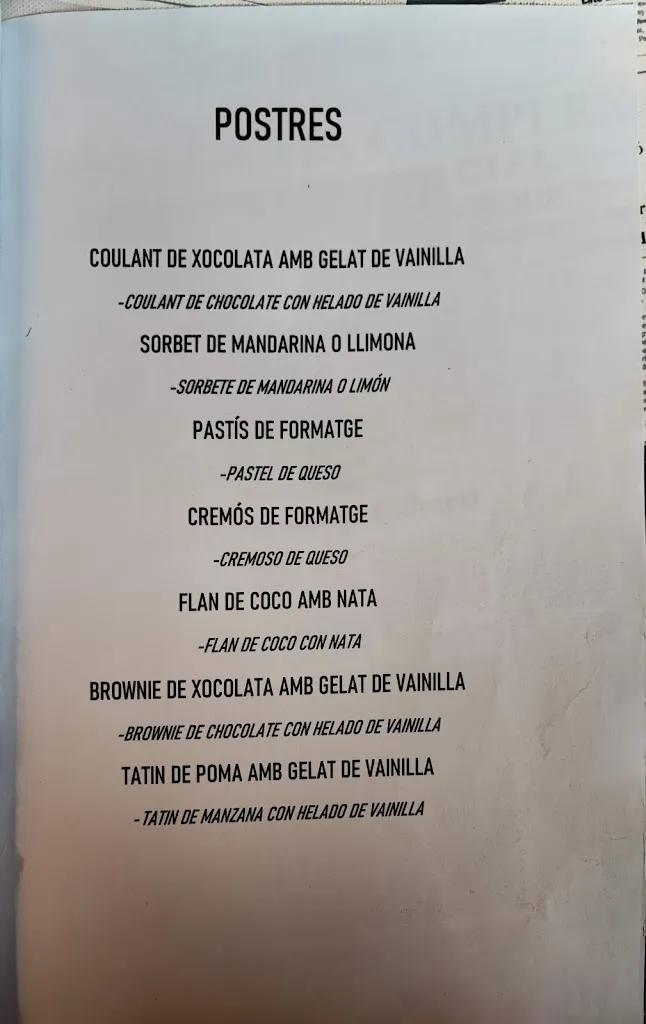 Menu_Restaurant del Tir (Club Gavarres Campllong)_Campllong_image_4