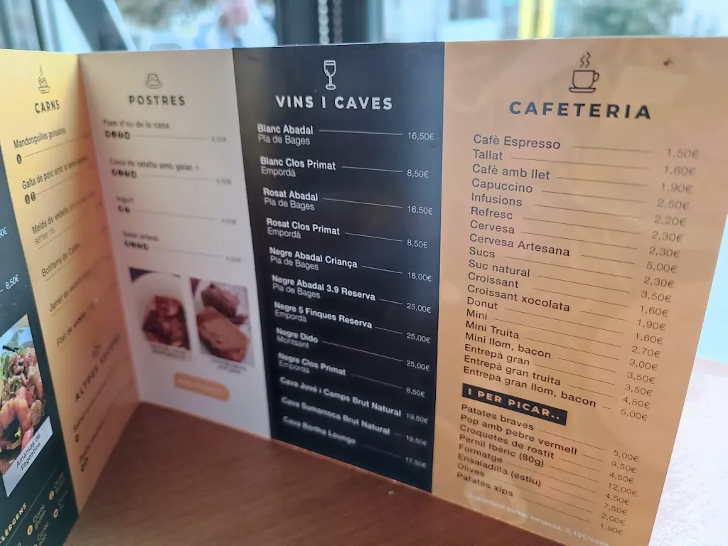 Menu_Restaurant -Cafeteria Riera 