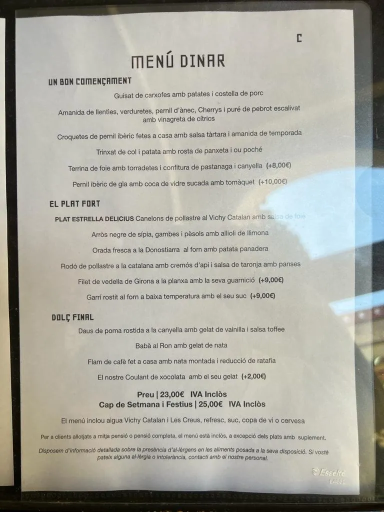 Menu_Restaurante Delicius @ Balneario Vichy Catalán_Caldes de Malavella_image_3