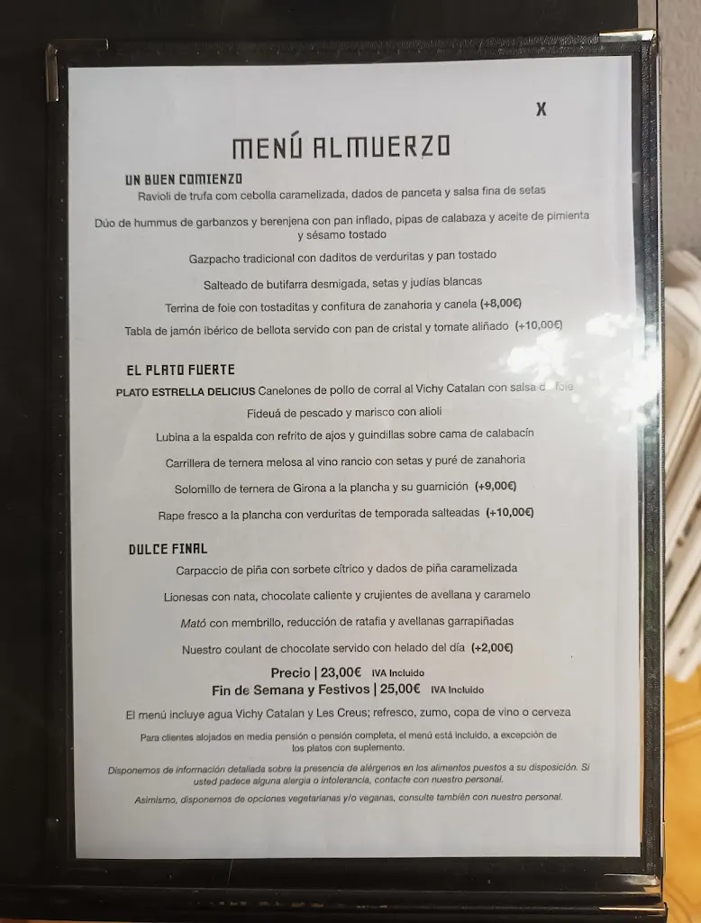 Menu_Restaurante Delicius @ Balneario Vichy Catalán_Caldes de Malavella_image_4