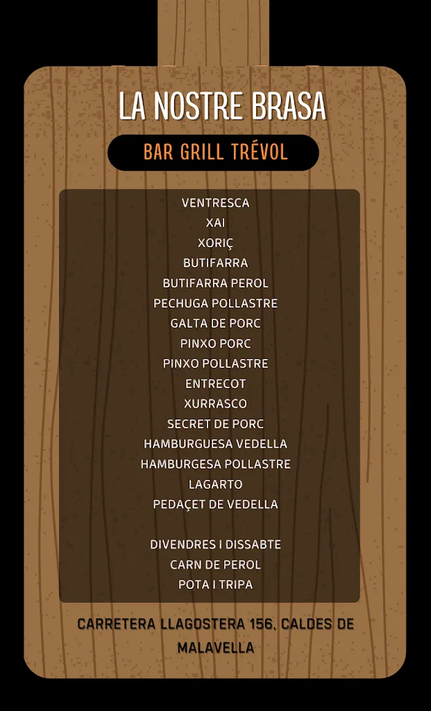 Menu_Bar Grill Trévol_Caldes de Malavella_image_2