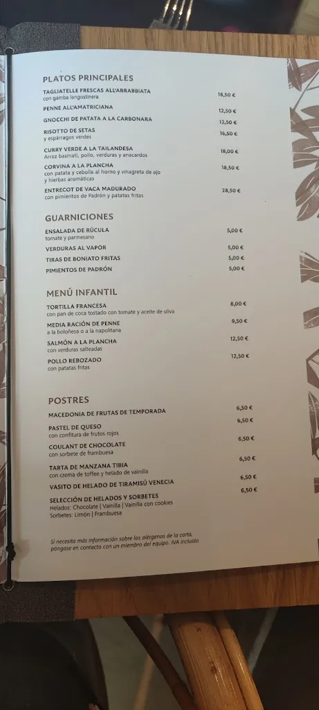 Menu_The Club Café_Caldes de Malavella_image_3