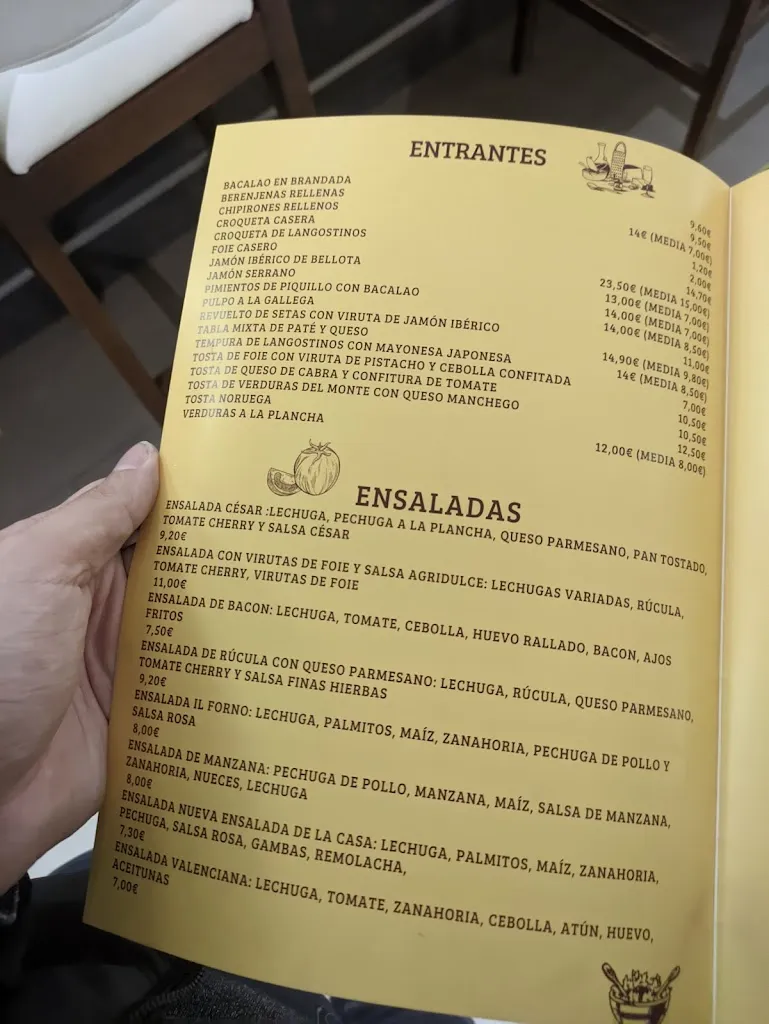 Menu_Restaurante Il Forno_Villarrobledo_image_1