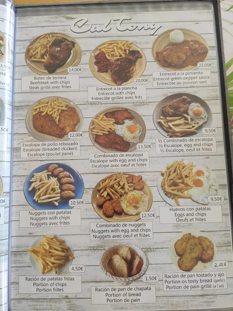 Menu_Restaurant Cal Tony Blanes_Blanes_image_3