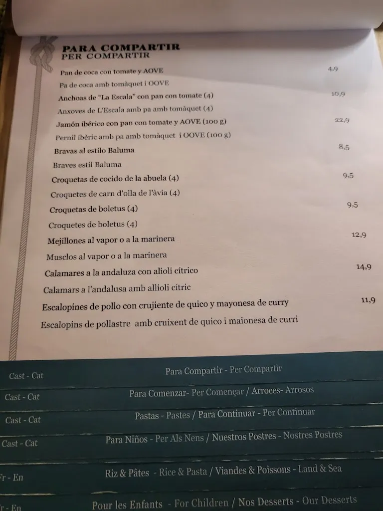 Menu_Baluma Restaurant & Lounge Bar_Blanes_image_4