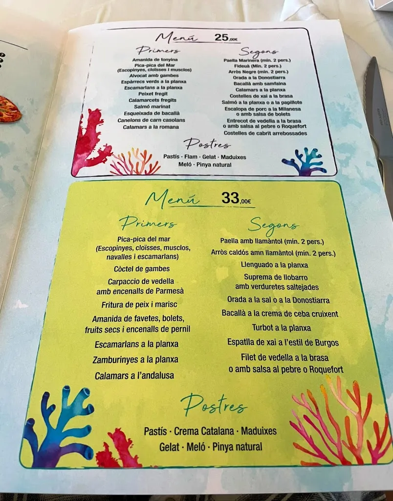Menu_Restaurant Buggy_Blanes_immagine_2