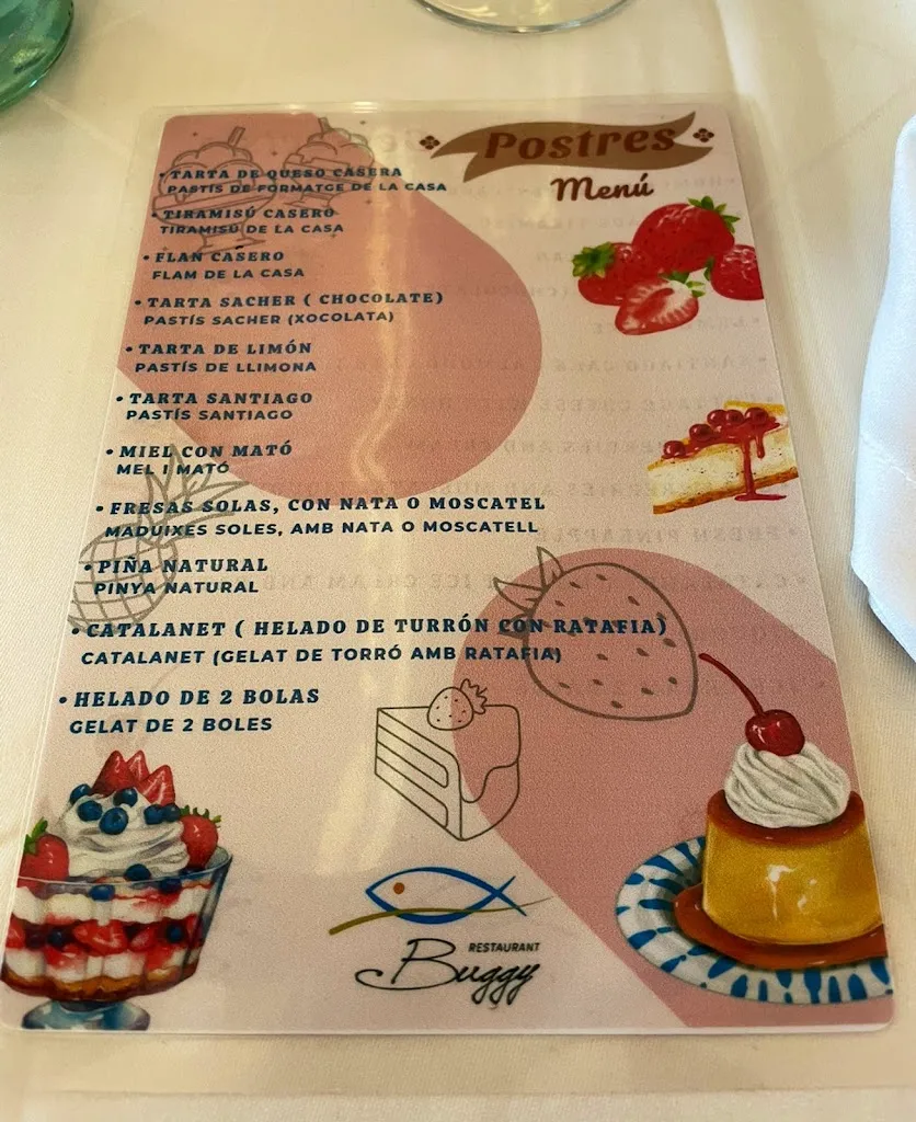 Menu_Restaurant Buggy_Blanes_immagine_4