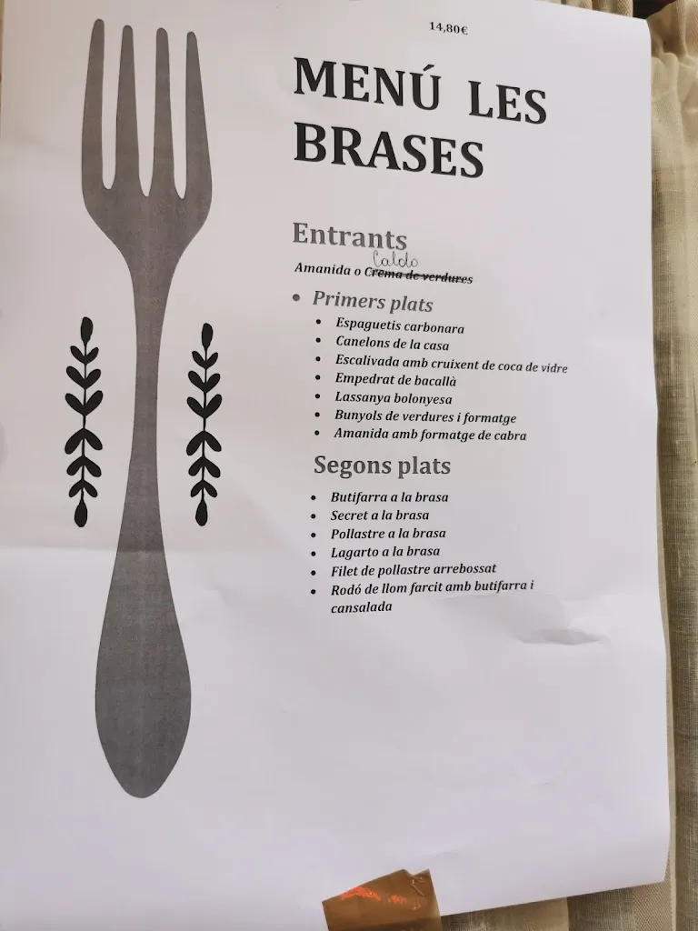 Menu_Restaurant Les Brases_Blanes_image_2