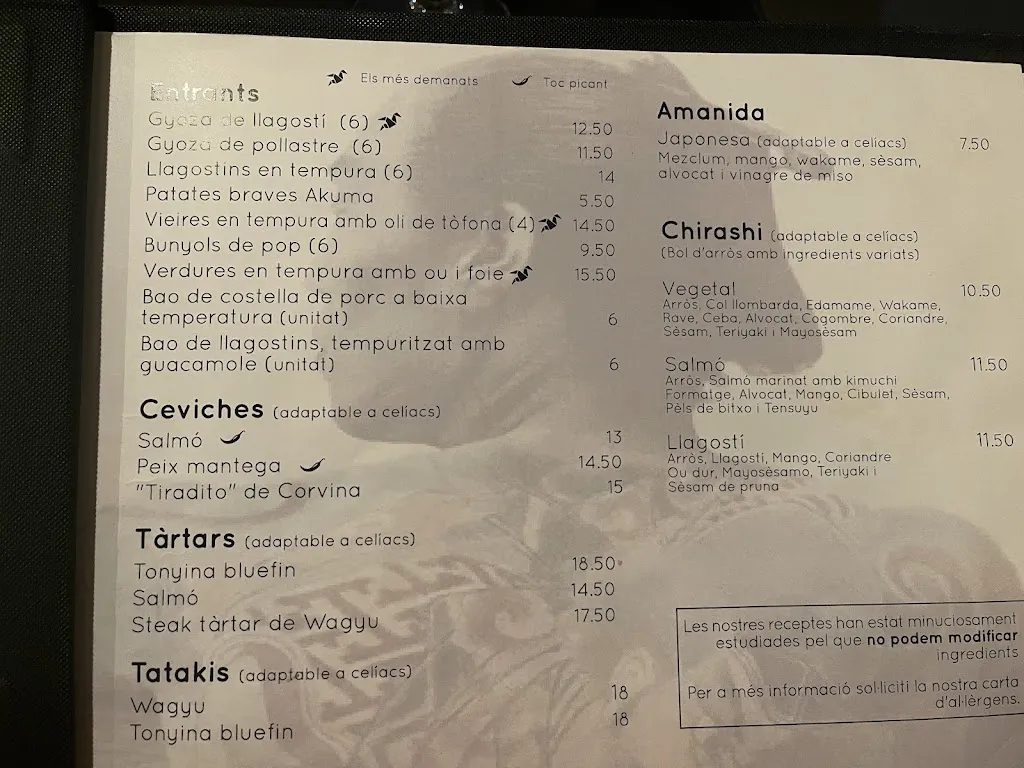 Menu_Akuma Sushi Restaurant_Blanes_immagine_3