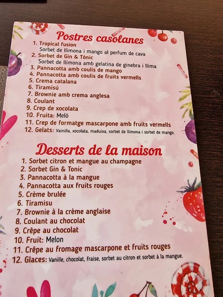 Menu_Restaurant Celler Sant Antoni_Blanes_immagine_2