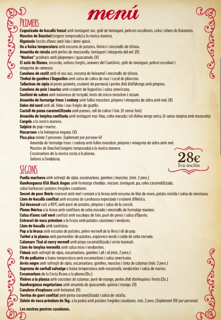 Menu_Restaurant Celler Sant Antoni_Blanes_immagine_3