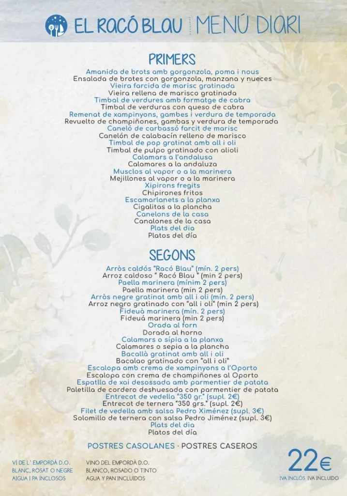 Menu_El Racó Blau_Blanes_image_1