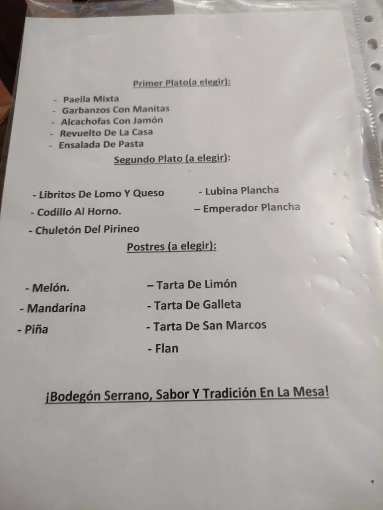 Menu_Bodegón Serrano._Villarrobledo_image_1
