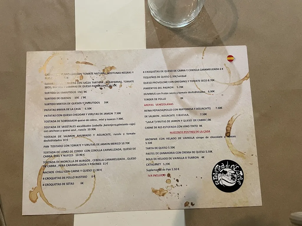 Menu_La Taverna de n'Esteve_Blanes_image_3