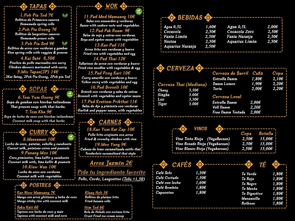 Menu_Koh Phuket Thai Bar & Restaurant_Blanes_image_1