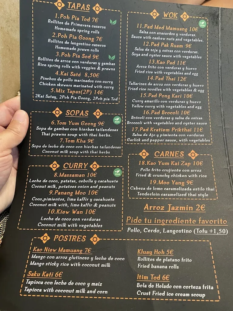 Menu_Koh Phuket Thai Bar & Restaurant_Blanes_image_4