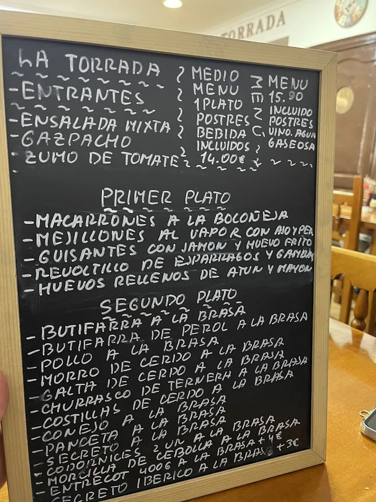Menu_Restaurant la Torrada_Blanes_immagine_4