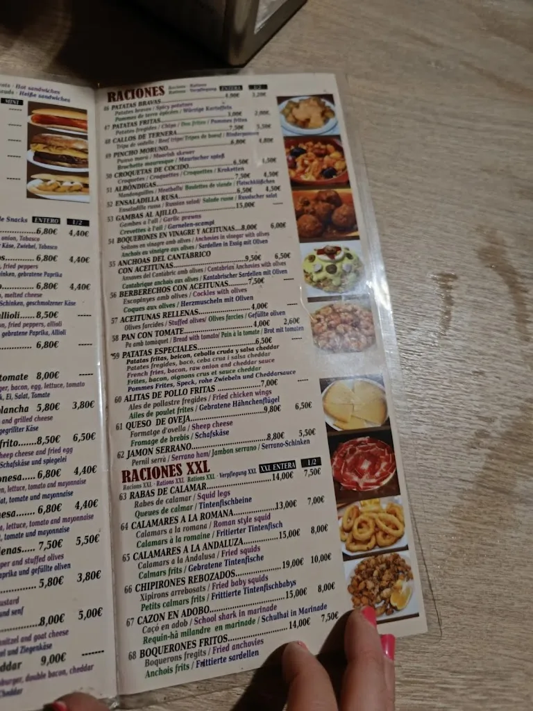 Menu_Restaurant Avenida_Blanes_image_1