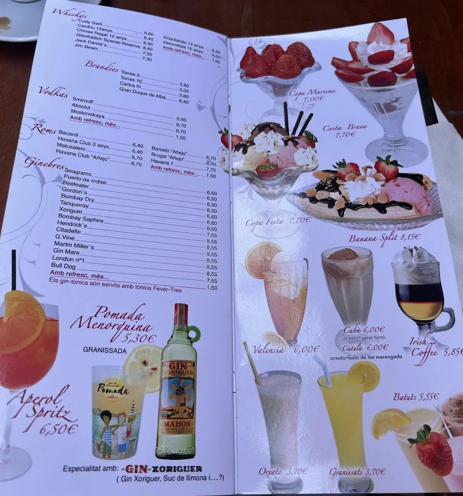 Menu_Casa Oliveras_Blanes_immagine_1