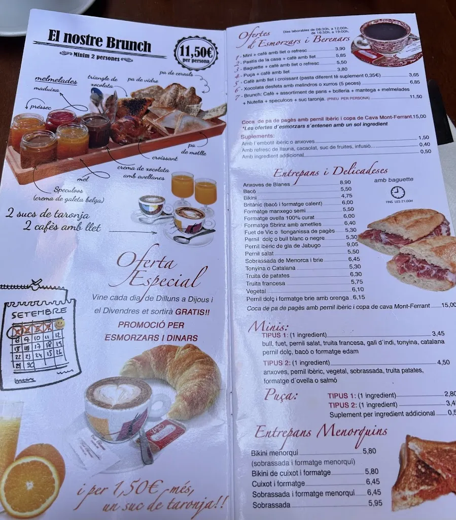 Menu_Casa Oliveras_Blanes_immagine_3