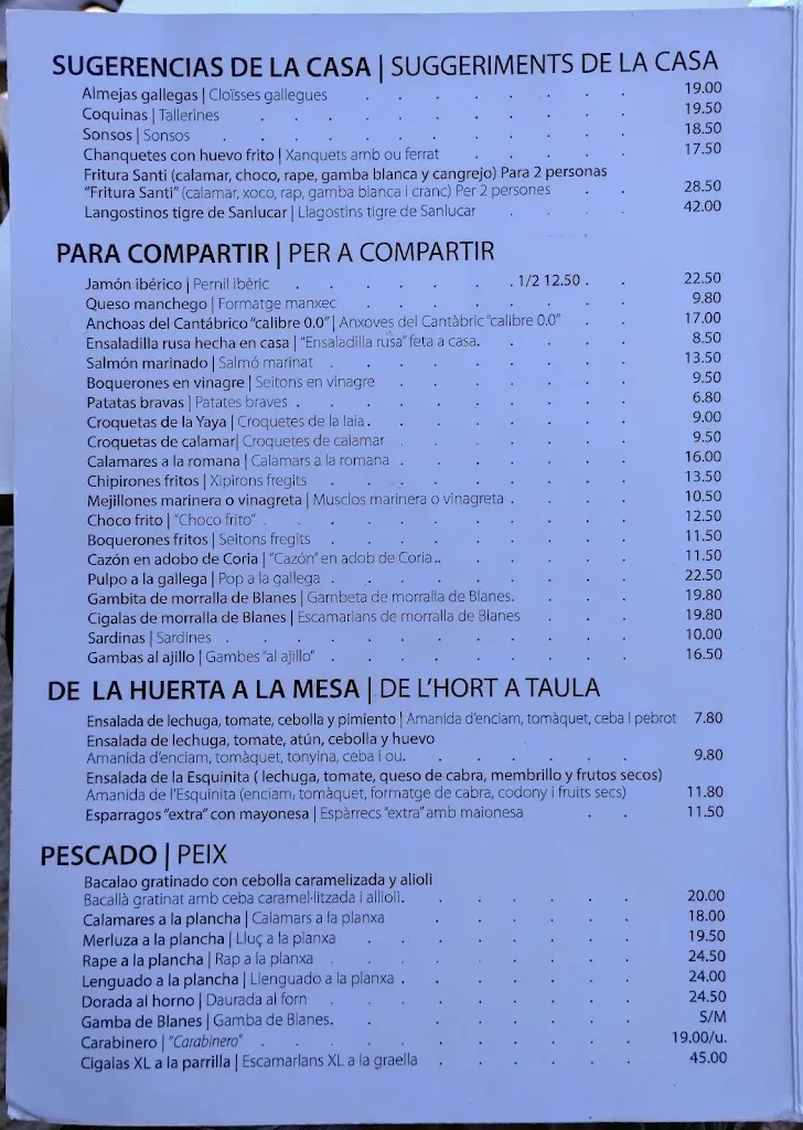 Menu_Restaurant Santi_Blanes_image_2