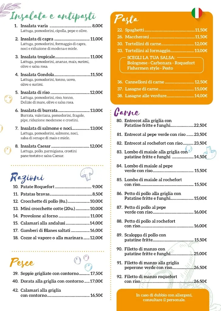 Menu_La Gòndola_Blanes_image_4