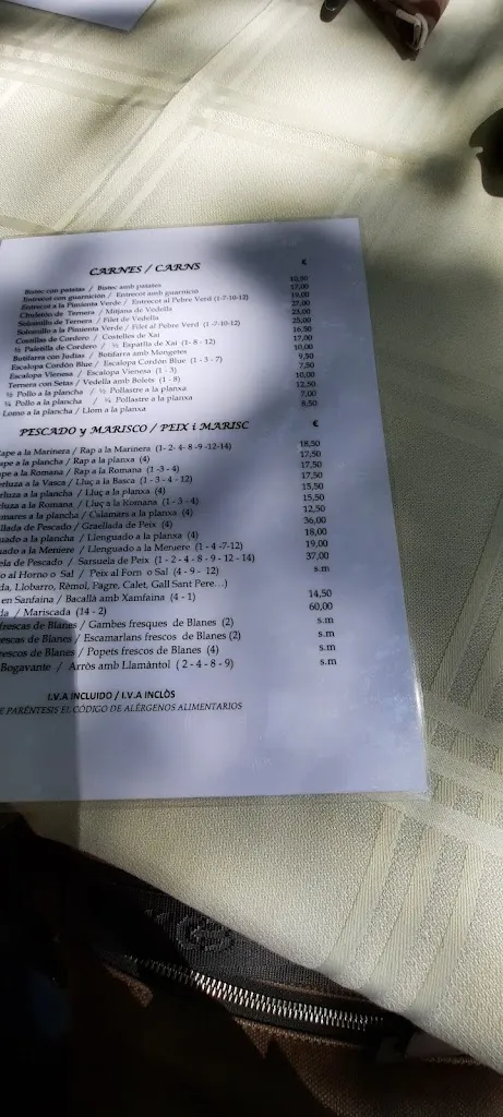 Menu_Restaurant Chaves_Blanes_immagine_4