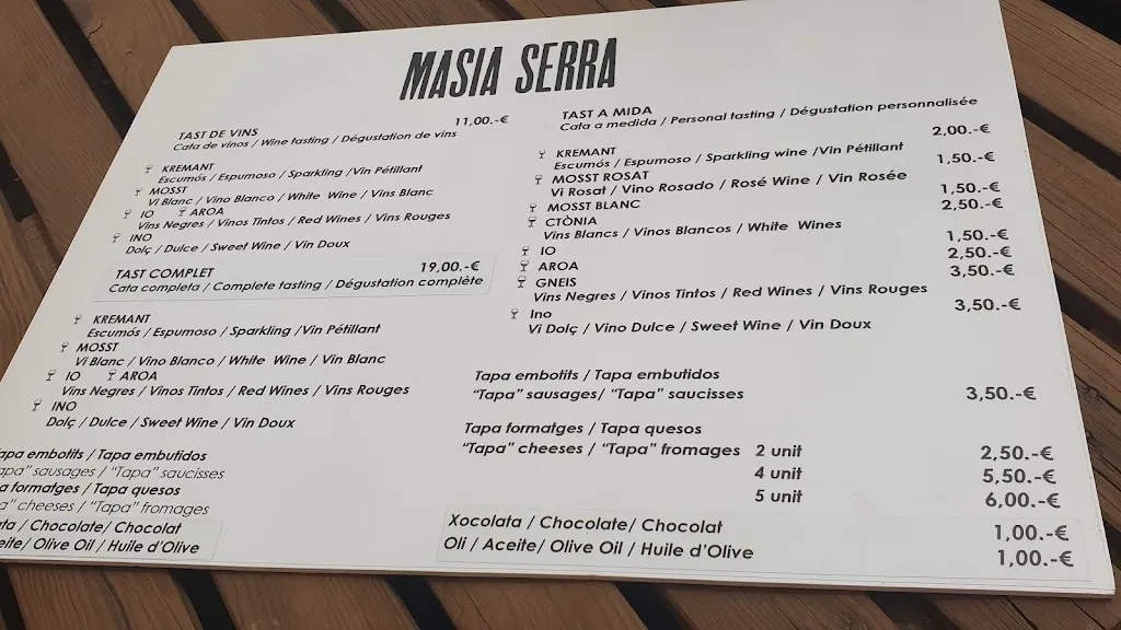 Menu_Masia Serra_Cantallops_immagine_1