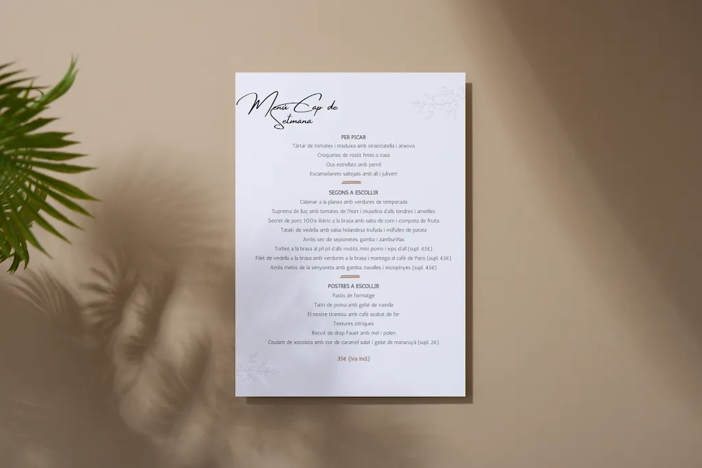 Menu_Restaurant Can Peret_Cassà de la Selva_image_1