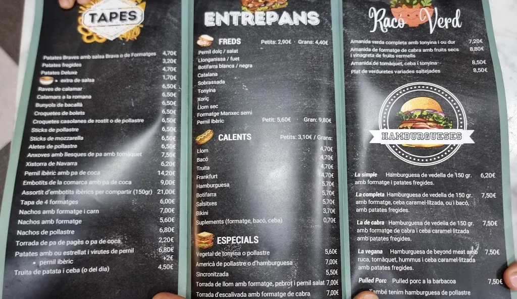 Menu_Restaurant Bar Centre Recreatiu Cassanenc_Cassà de la Selva_immagine_1