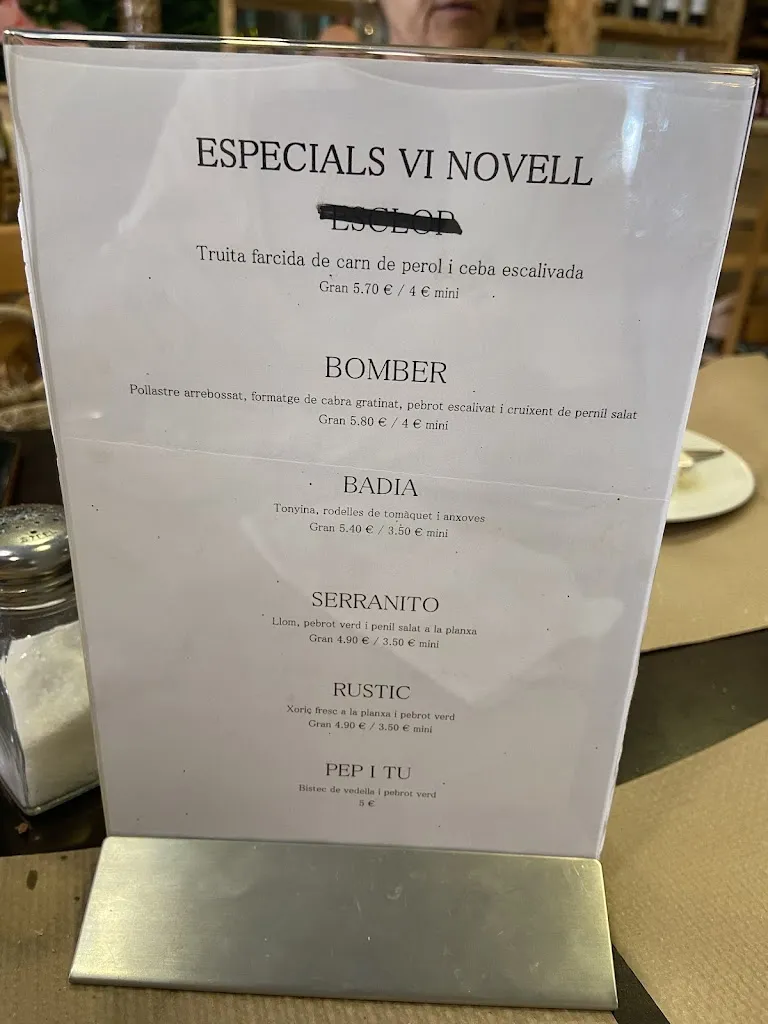 Menu_Restaurant Vi Novell_Cassà de la Selva_immagine_2